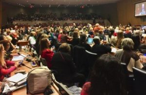 photo of town hall meeting with UN Secretary General António Guterres